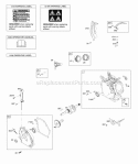 Camshaft Crankcase Cover Crankshaft Cylinder OperatorS Manual PistonRingsConnecting Rod Warning Label Diagram and Parts List for 130G32-0016-H1  Briggs and Stratton Engine